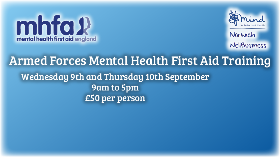 Armed Forces Mental Health First Aid Training