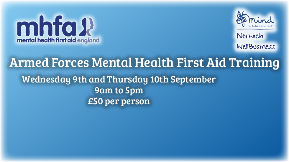 Armed Forces Mental Health First Aid Training