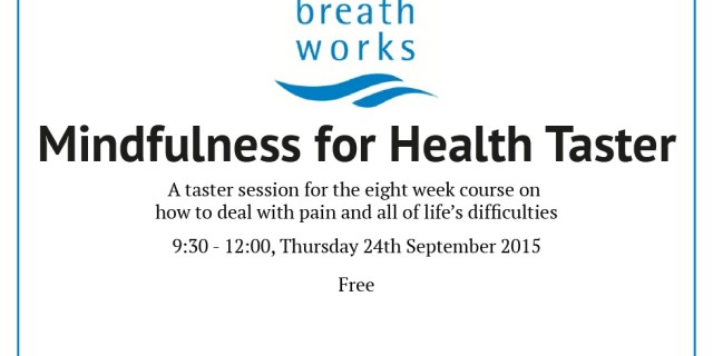 Mindfulness for Health Taster