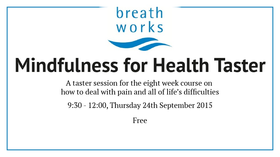 Mindfulness for Health Taster