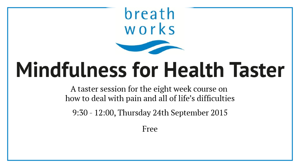 Mindfulness for Health Taster