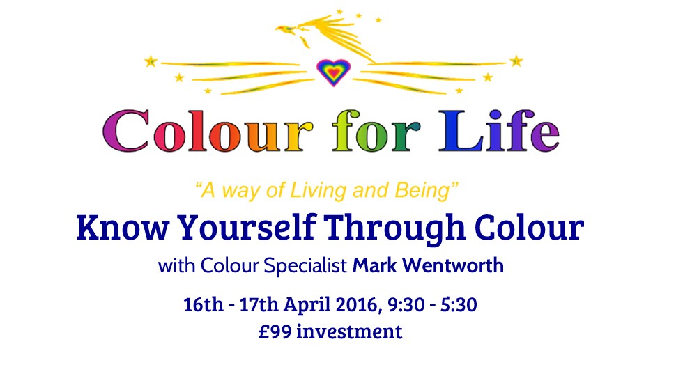 Know yourself through colour April 2016