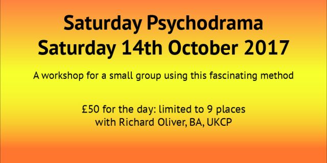 Saturday Psychodrama 2017 October