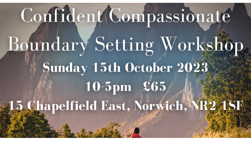 Confident Compassionate Boundary Setting Workshop
